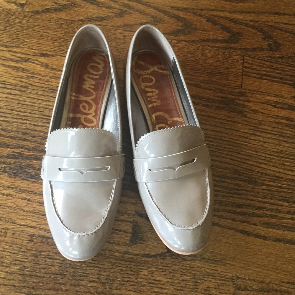 Patent leather loafers